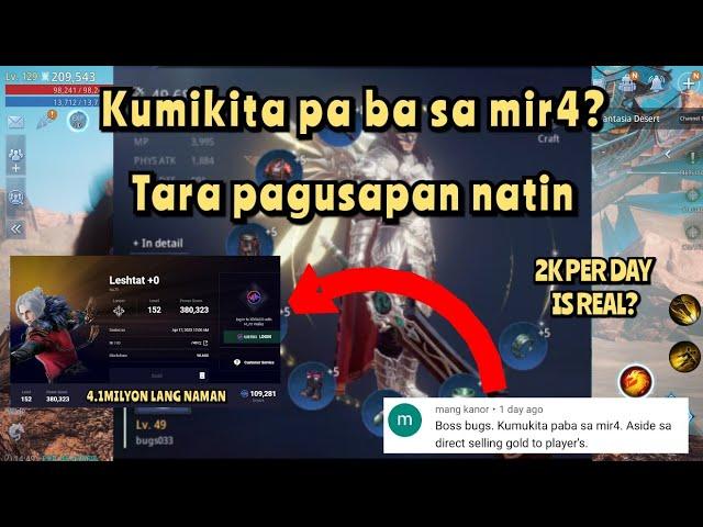 Mir4 - Kumikita pa ba si mir4? Nag quit ka na ba? 06/14/2023