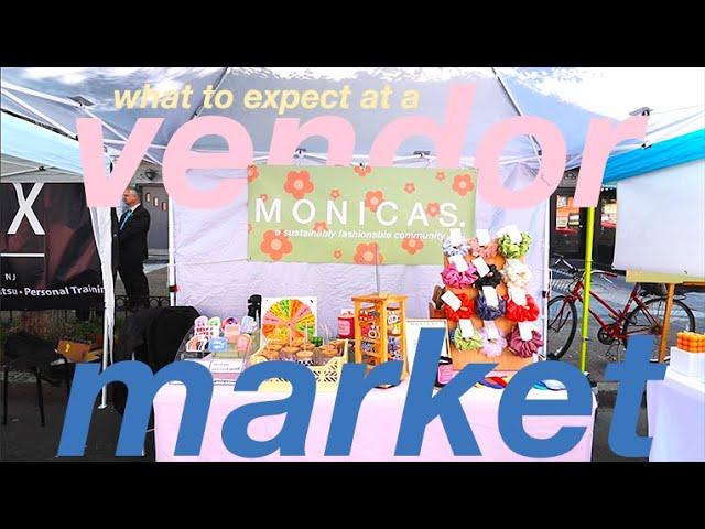 what to expect at a vendor market // arts & music festival craft fair, small business owner vlog