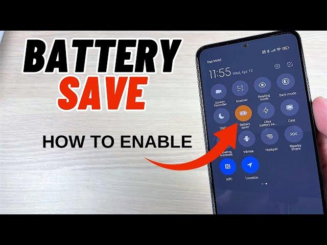 How to SAVE THE BATTERY on Xiaomi Redmi Note 12 & 12 Pro