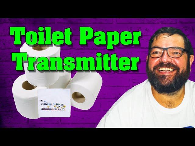 Build an Am Transmitter on TOILET PAPER