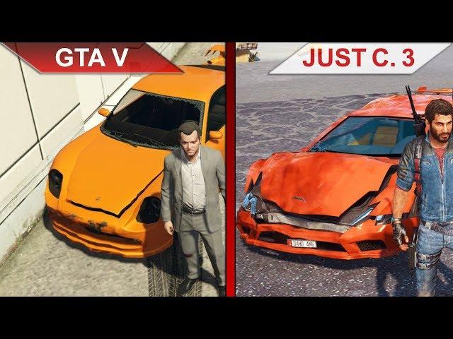 THE BIG GTA V vs. JUST CAUSE 3 SBS COMPARISON | PC | ULTRA