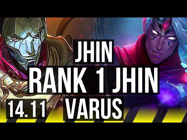 JHIN & Blitzcrank vs VARUS & Rumble (ADC) | Rank 1 Jhin, Rank 4, Dominating | BR Challenger | 14.11