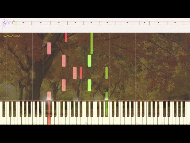 3 сентября - Шуфутинский Михаил (Ноты и Видеоурок для фортепиано) (piano cover)