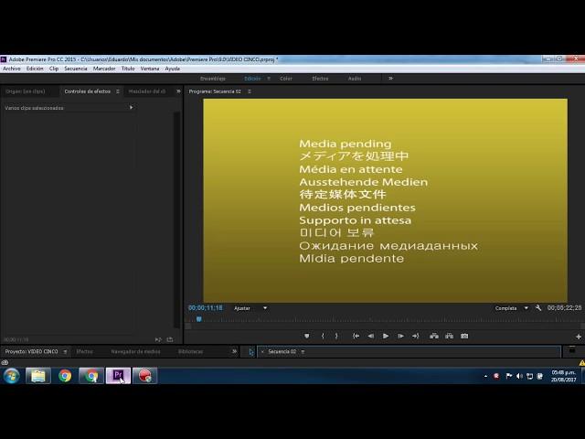 Error Media Pending Adobe Premiere Pro FAST SOLUTION