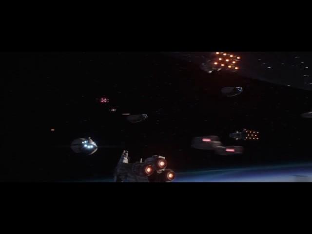 Rogue One: A Star Wars Story - Vader Intercepts the Rebel Fleet and End Scene