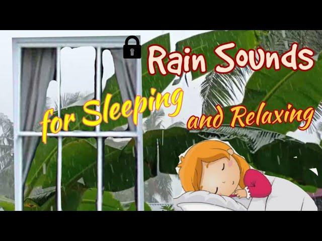 Rain Sounds for Sleeping and Relaxing | no music or thunder |