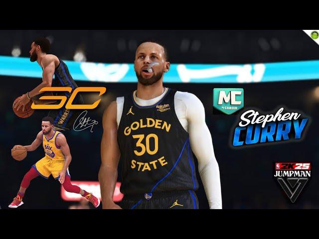 MC STEPHEN CURRY on NBA2K25 JUMPMAN 17  NEW UPDATE [MyCareer] WARRIORS NEW CITY JERSEY | SC30 BUILD