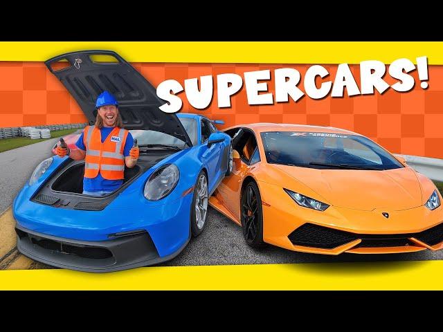 Handyman Hal drives Super Cars | Lamborghinis and Porches | Awesome Vehicles