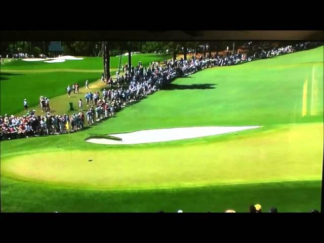 Louis Oosthuizen Double Eagle Hole 2 Masters 2012