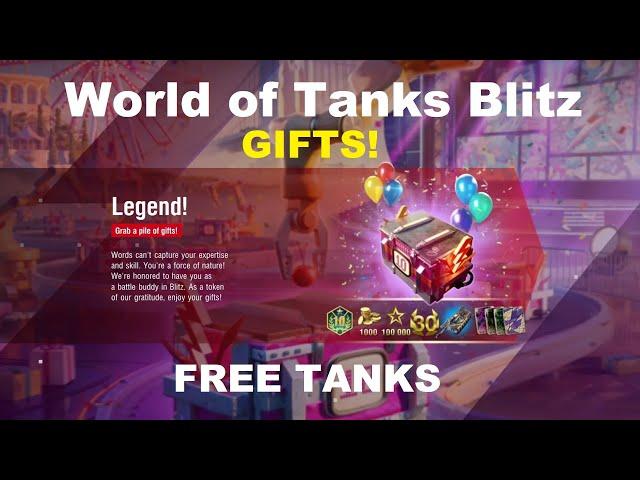 World of Tanks Blitz GIFTS! - FREE Tanks for Playing WoT Blitz! Rewards for 1, 3, 7 and 10 YEARS!!!