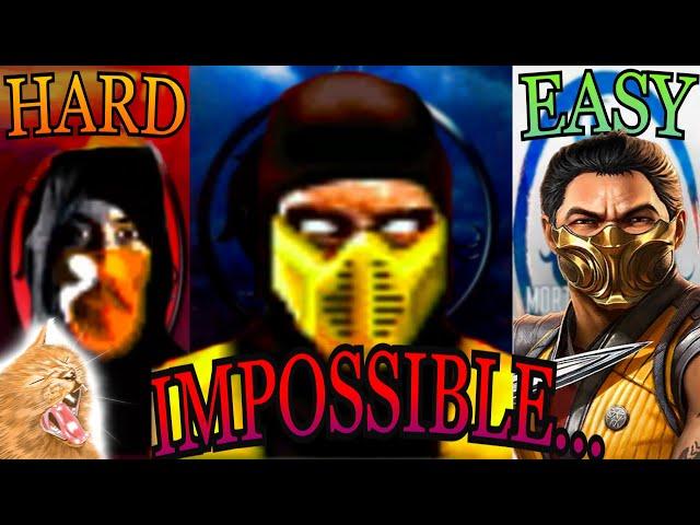 I Beat EVERY Mortal Kombat Tower as Scorpion... (Reloaded)