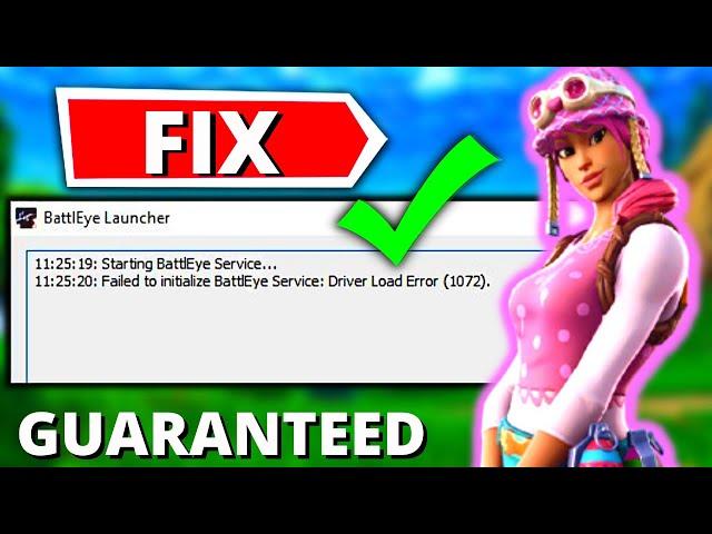 How To Fix Fortnite Battleeye Launcher Error(Failed To Initialize Battleye Service)