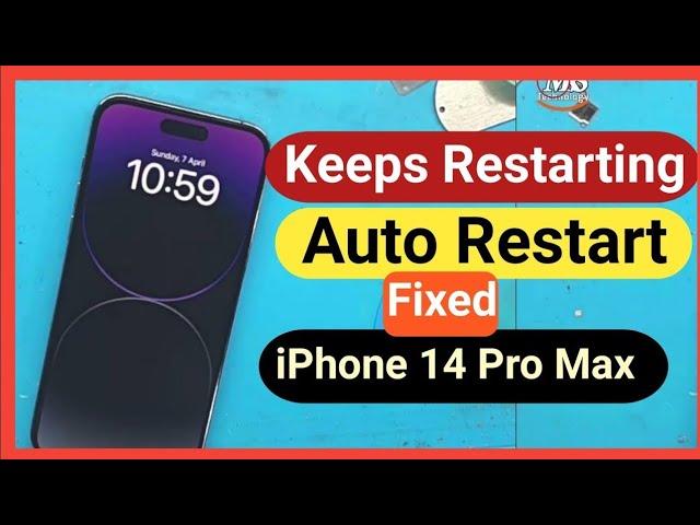 iPhone 14 Keeps Restart Fix | iPhone Restart Solution | iPhone 14 Pro Max Auto Restart Problem Fixed