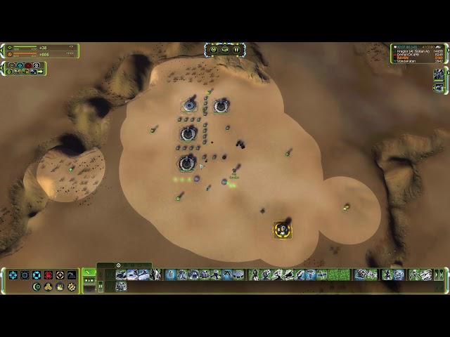 Supreme Commander Total Mayhem Mod A Short Battle Two players Versus One Player And Sorian A.I