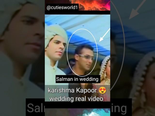 Salman khan  in karishma Kapoor real wedding videos ||  #shorts #status #viral