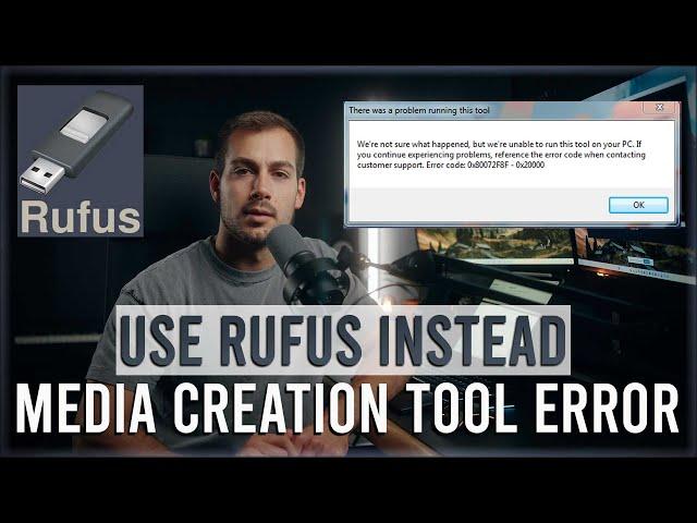 Media Creation Tool Error? Alternative to downloading Windows 8.1, 10, 11 ISO using free Rufus app