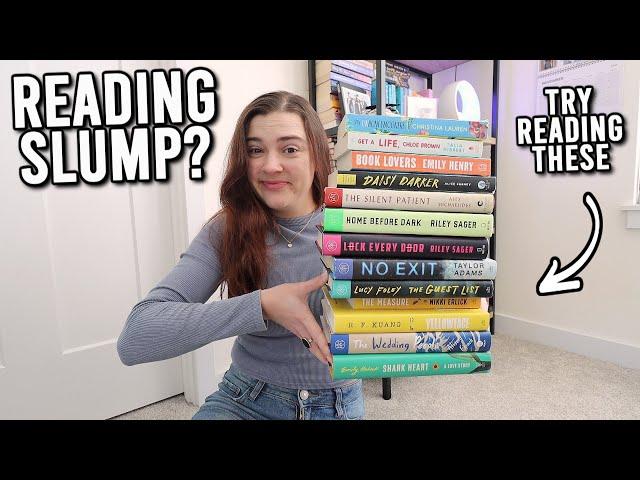 books to get you back into reading️‍(books to get you out of a reading slump) Book Recommendations