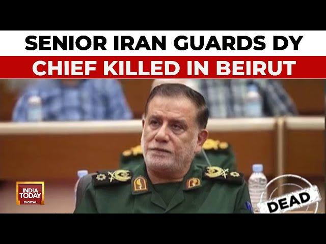 Israel-Hezbollah War: Senior Iran Guards Dy Chief Gen Abbas Nilforoushan Killed In Beirut Strike