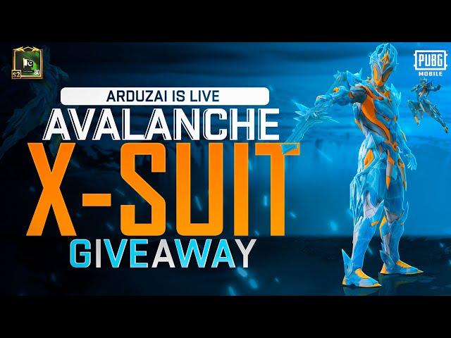  3 Avalanche X-Suit Giveaway | PUBG Mobile Live | ArduzAi