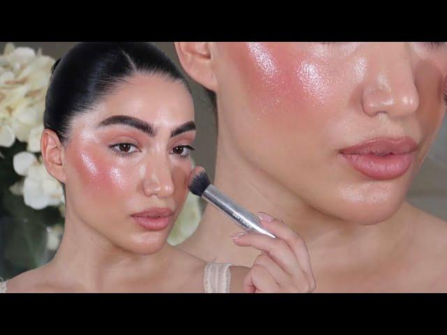 don't try this blush technique, you might look flawless