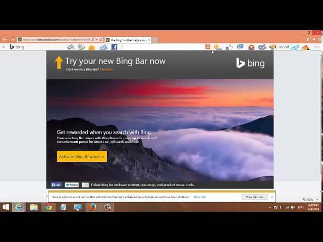 How To Download and Install Bing Toolbar on Internet Explorer