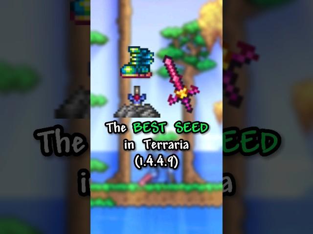 The BEST SEED in Terraria (1.4.4.9, All platforms)