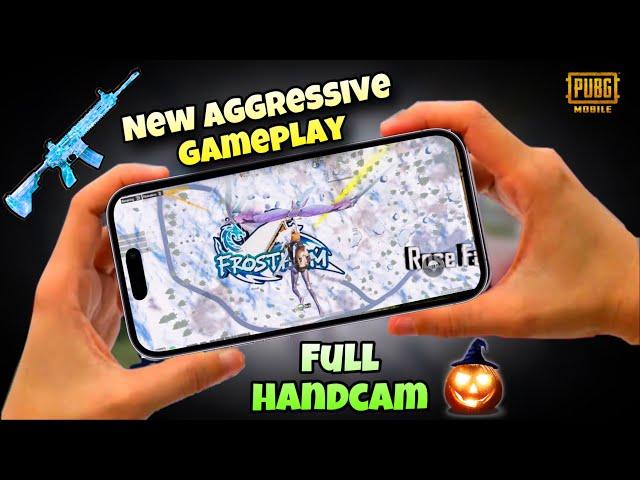 iPHONE 16 PRO MAX 120fps ️| FULL HANDCAM GAMEPLAY || PUBG TEST