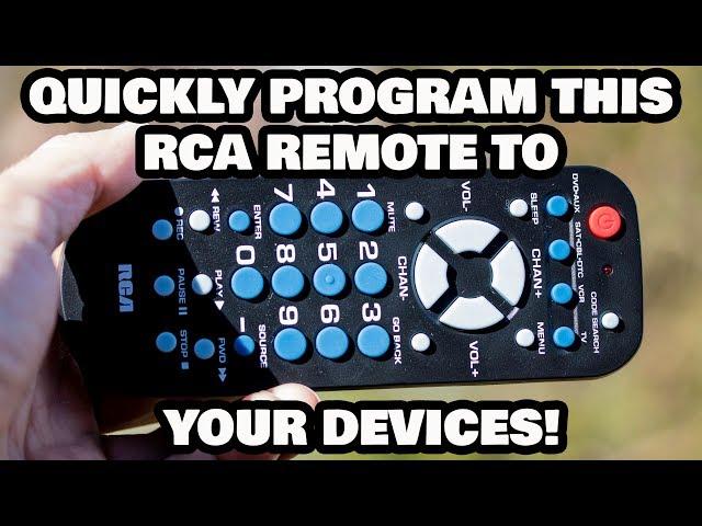 Quickly Program This RCA Remote to Your Devices!