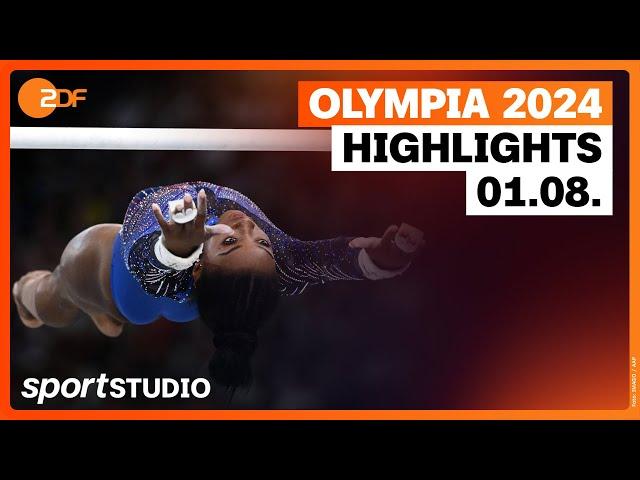 Olympia Highlights Donnerstag 01.08. | Paris 2024 | sportstudio