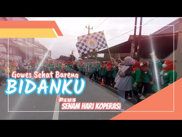 Gowes Sehat Bareng Bidanku Lanjut Senam Hari Koperasi