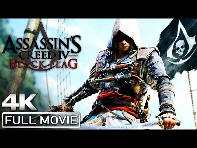 Assassin's Creed 4 Game Movie Remastered (All Cutscenes) 4K 60FPS