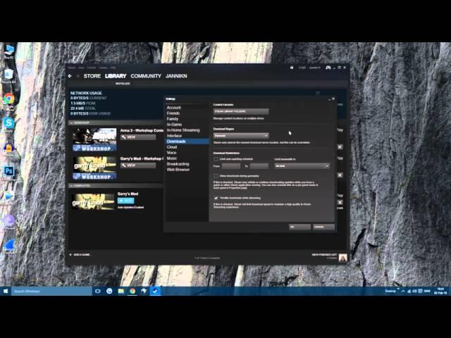 How To: Limit Download Speed on Steam
