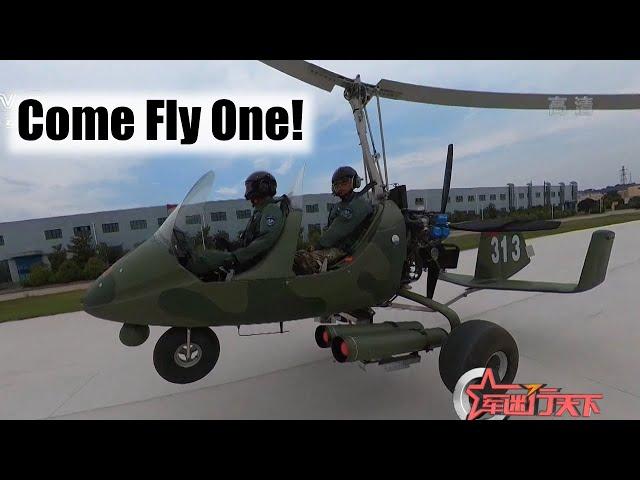 China PLA's Attack Gyrocopter is One Hell of a Ride!