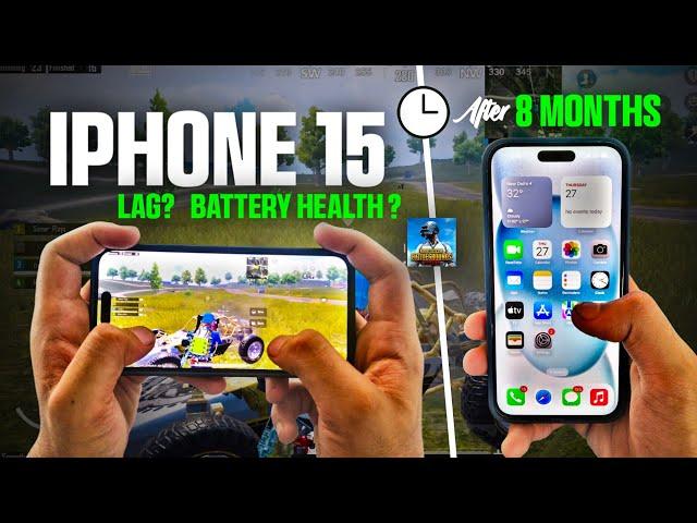 Iphone 15 & Plus 8Months Gaming Review | Iphone 15 pubg test | Iphone 15 for pubg - bgmi | Lag?