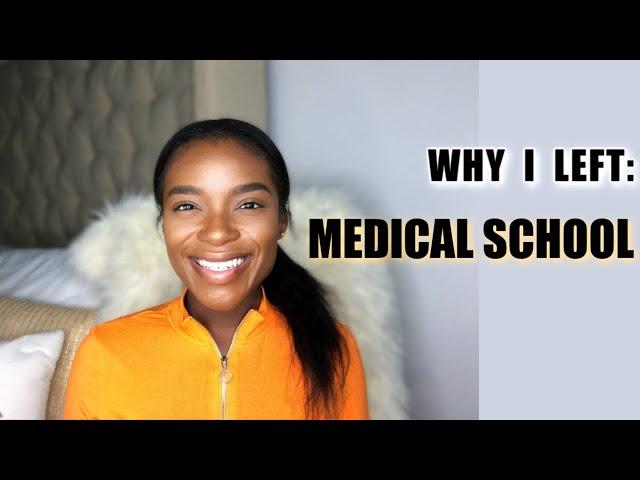 Watch This If You're Considering Dropping Out of Medical School | My Burnout Experience