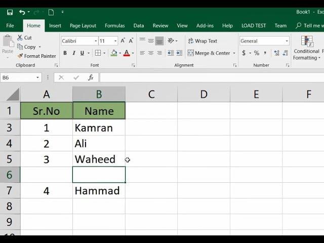 Auto Generate or Insert Serial Number Excel [ Urdu / Hindi ]