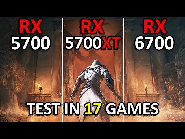 RX 5700 vs RX 5700 XT vs RX 6700 | Test in 17 Games at 1080p | Performance Battle! | 2025