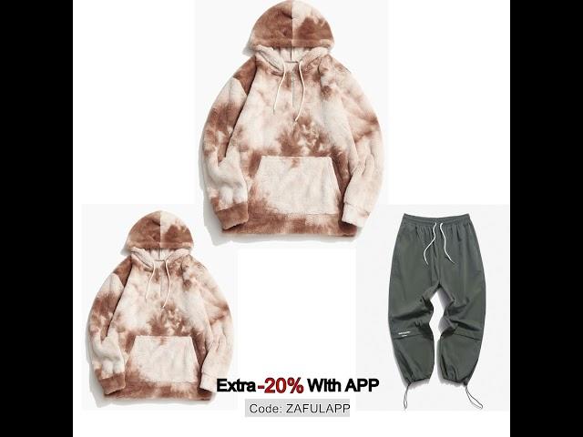 ZAFUL Teddy Hoodies & Pants 2021