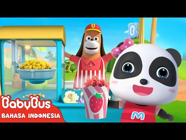 Popcorn Yang Sangat Enak | Lagu Makanan Lezat | Lagu Anak-anak | BabyBus Bahasa Indonesia