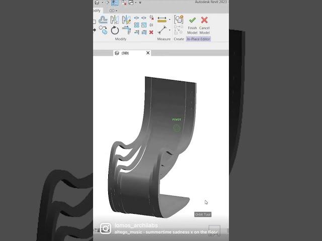 Furniture design in #revit? #shorts #tutorial