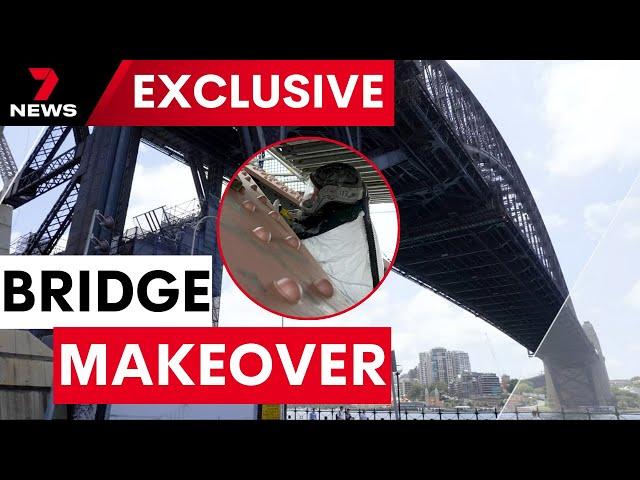 Massive operation kicks off on Sydney Harbour Bridge | 7NEWS