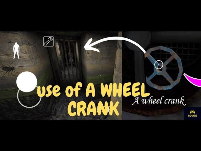 How to use A WHEEL CRANK in granny (chapter 1)  #gaming #gameplay #granny