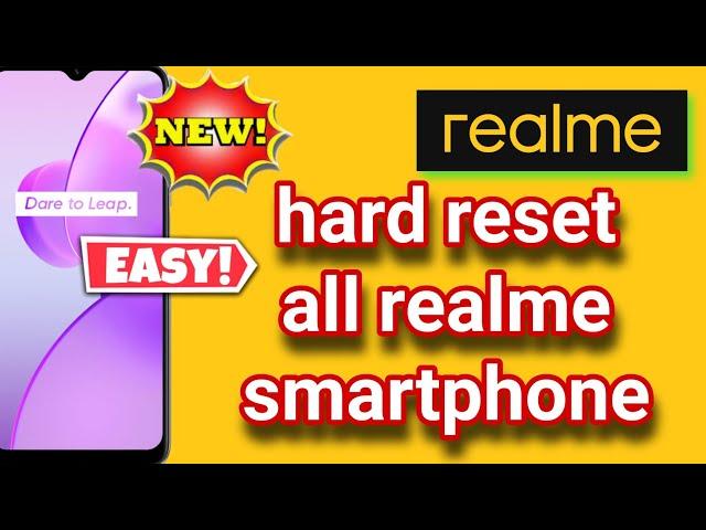 realme C3 C11 C21 C21y C25y C25 hard reset code password unlock done 