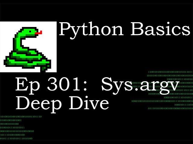 Python Basics Sys.Argv Deep Dive