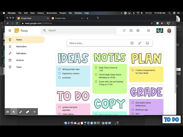 How to Make Google Keep Headers