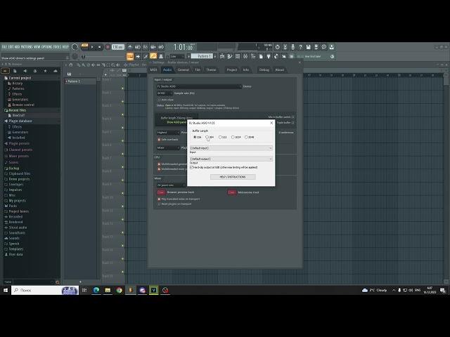 Fl Studio 21 : Where To Find Buffer Lenght