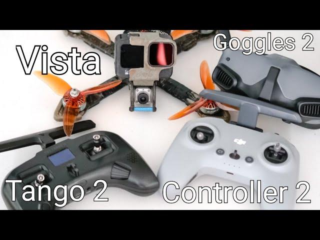 DJI FPV Controller 2 Vs TBS Tango 2 Pro V3 Flight Experience 