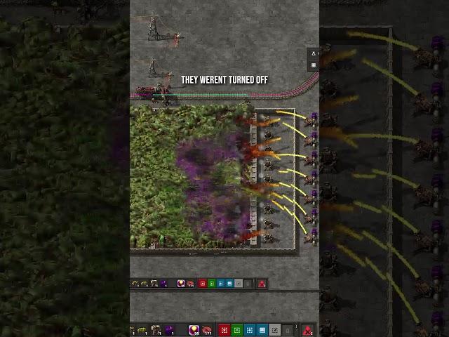 SOMEONE F*CKED UP #factorio #gaming #satisfying # #gameplay