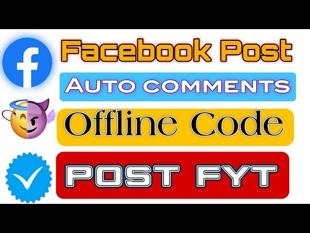 How to get unlimited Facebook post comments | non stop fb post server |Offline fb comments tool 2024