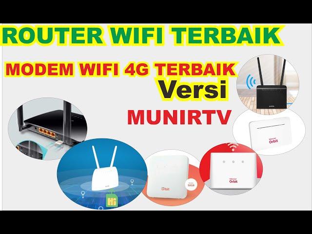 best wifi router-best 4g wifi modem #MUNIRTV